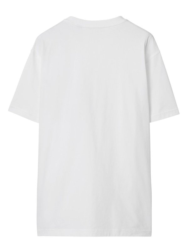 BURBERRY: T-shirts online - T-Shirt - Weiß