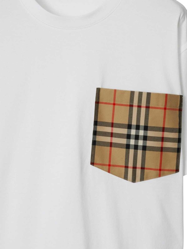 The Best Shops BURBERRY: T-shirts - T-Shirt - Weiß