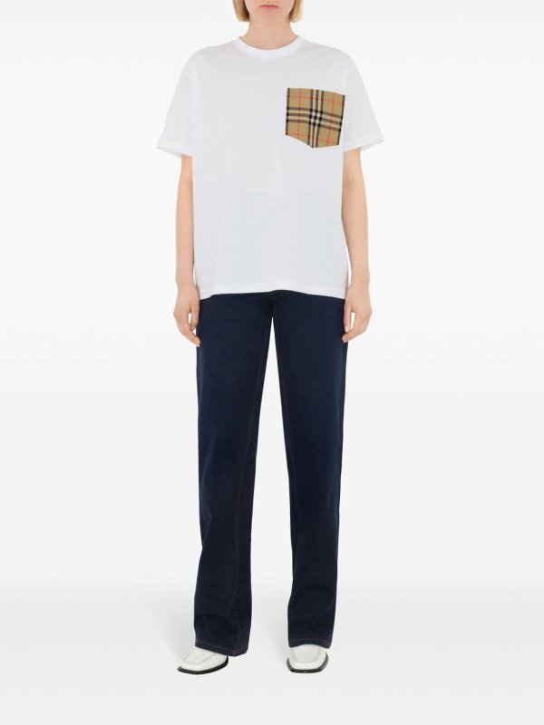 The Best Shops BURBERRY: T-Shirt - Weiß