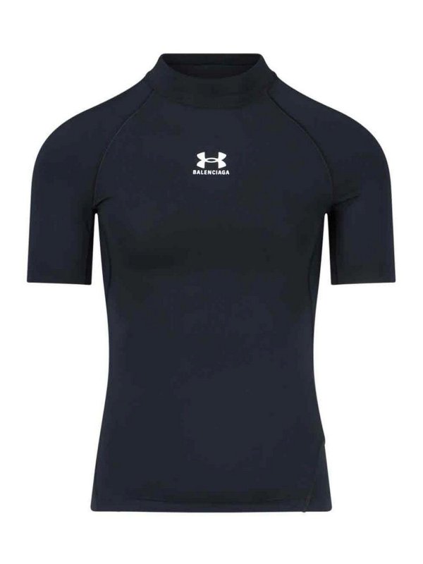 BALENCIAGA: t-shirts - Front Logo T-Shirt