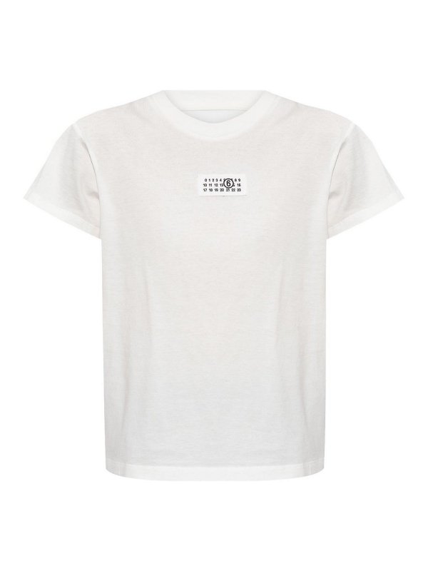 MM6 Maison Margiela Numbers-Motif Cotton T-Shirt