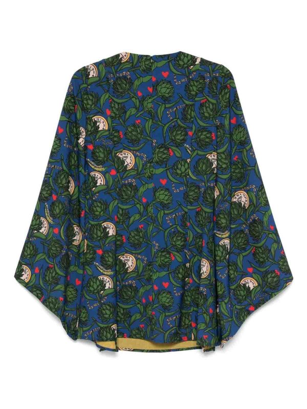 ALESSANDRO ENRIQUEZ: short dresses online - Graphic-Print Mini Dress