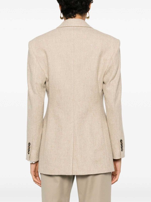 The Best Shops BRUNELLO CUCINELLI: blazers - Felted-Finish Blazer