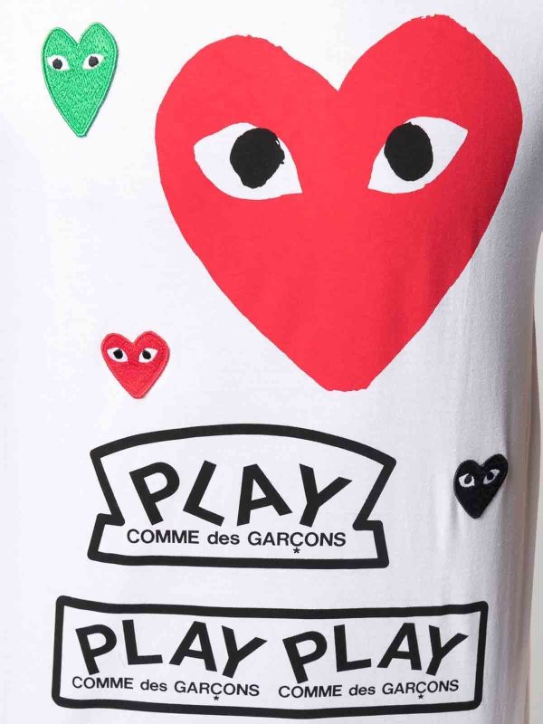 Front Logo T-Shirt shop online: Comme des Garçons Play