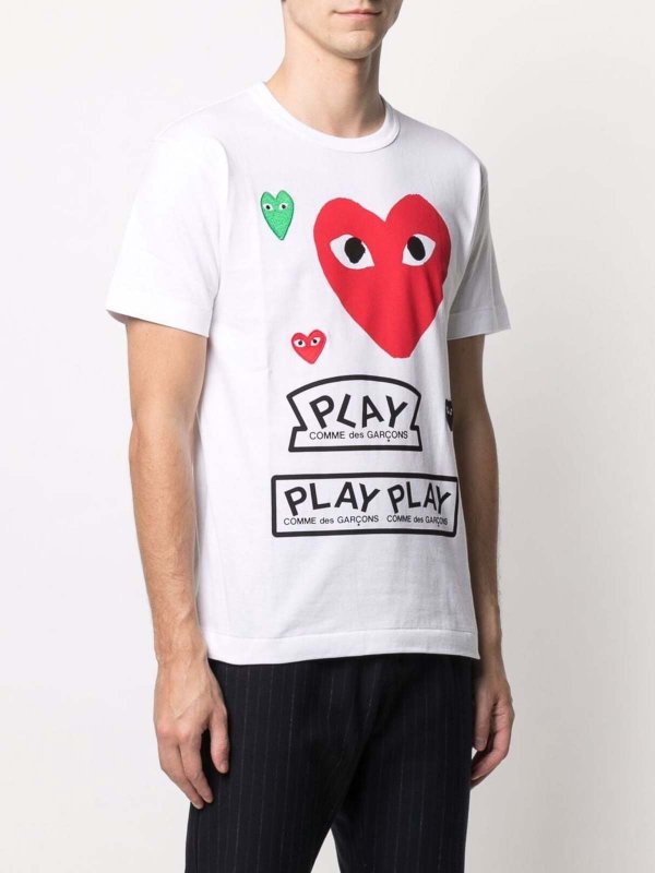 Comme des Garçons Play buy online Front Logo T-Shirt