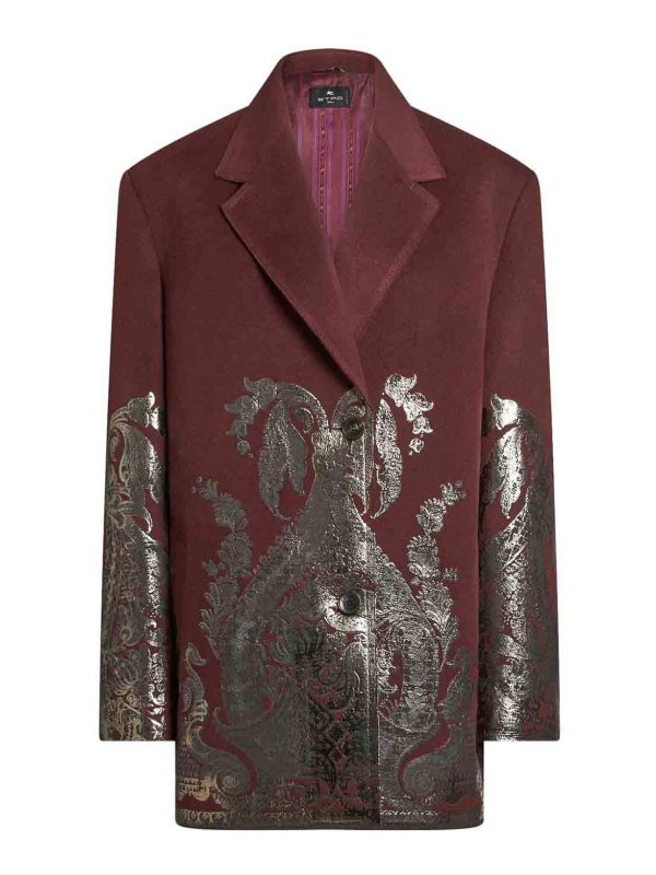 ETRO: Vestes casuals - Veste Casual - Violet