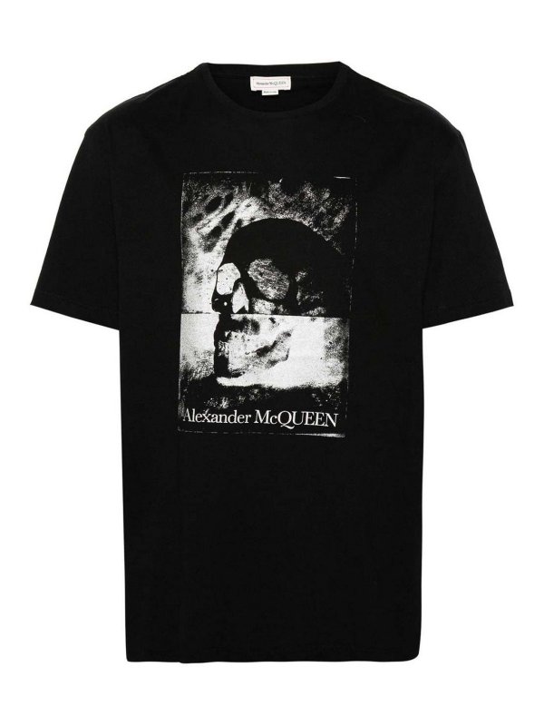 ALEXANDER MCQUEEN: T-shirts - T-Shirt - Noir