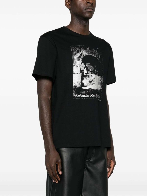 T-Shirt - Noir shop online: ALEXANDER MCQUEEN