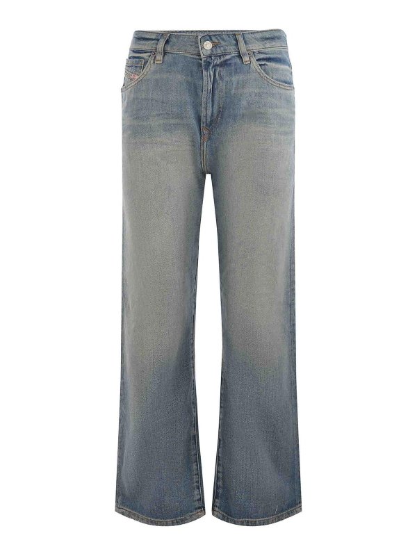 DIESEL: Bootcut - Bootcut Jeans - Helles Jeansblau