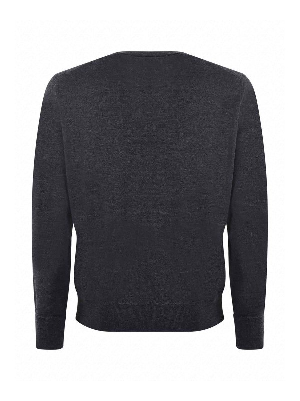 The Best Shops ETRO: Suéteres con cuello pico - Suéter Cuello Redondo - Gris