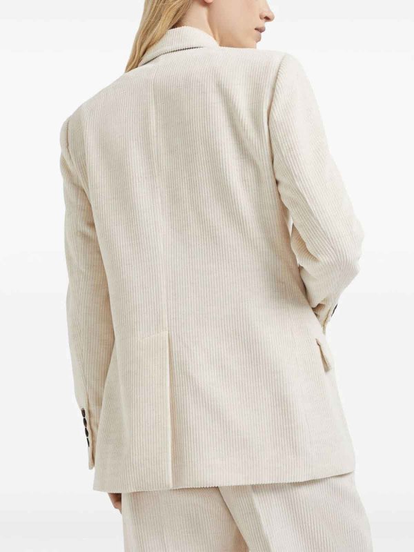 BRUNELLO CUCINELLI: Blazer online - Blazer - Creme
