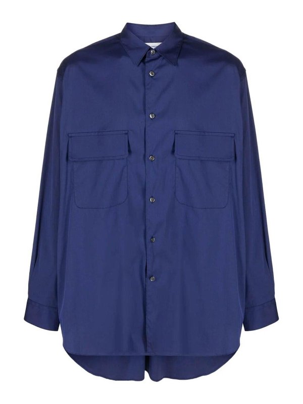 COMME DES GARCONS: シャツ - シャツ - ダークブルー