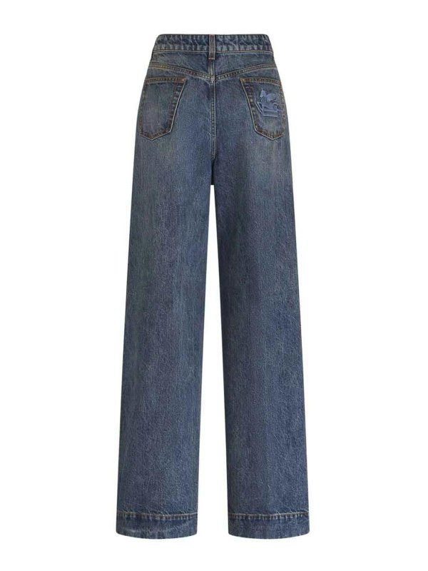 ETRO: Jeans évasés online - Jean Bootcut - Bleu
