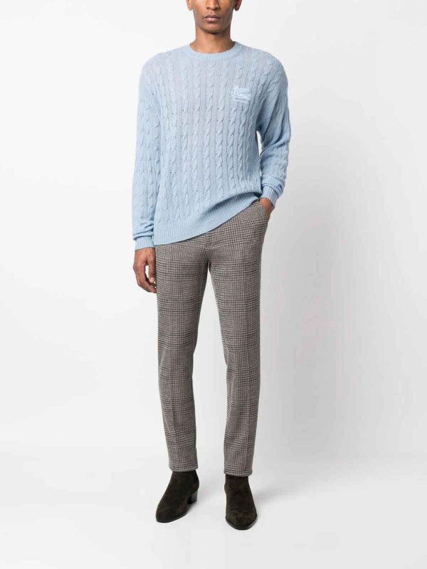 ETRO: maglia collo a barchetta online - Maglia