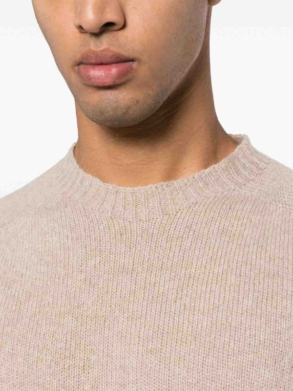 クルーネック - ベージュ shop online: LANVIN