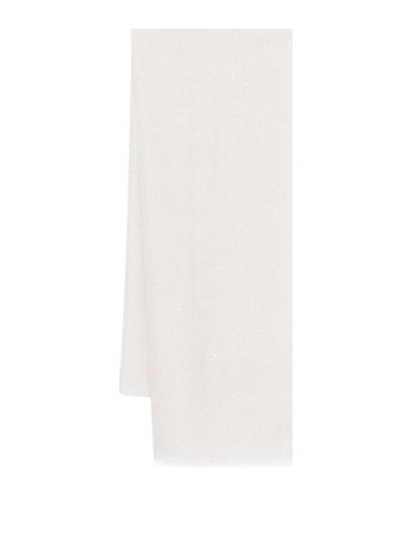 BRUNELLO CUCINELLI: ストール＆ショール - ストール/ショール - 白