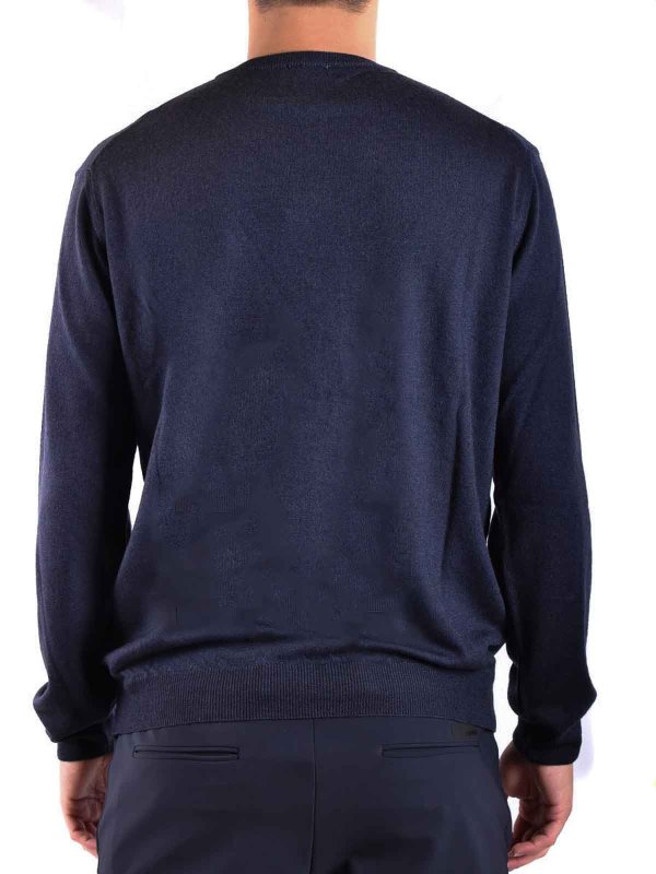 Suéter Cuello Redondo - Azul shop online: WOOLRICH