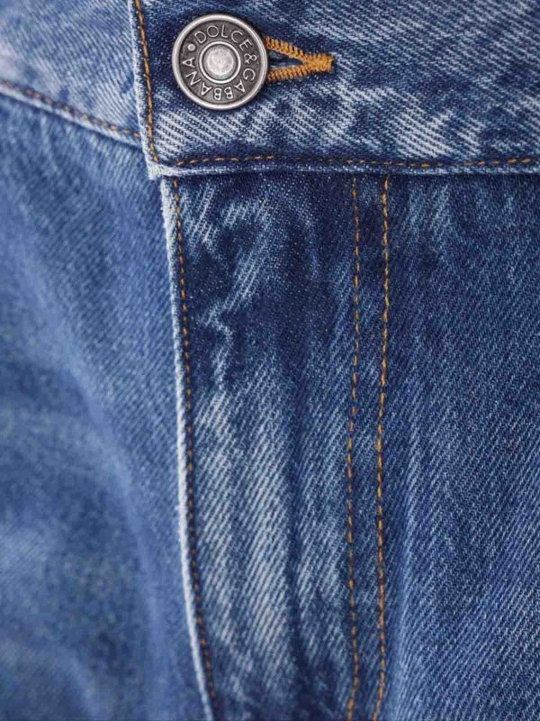 The Best Shops DOLCE & GABBANA: Jeans Rectos - Vaqueros Rectos - Lavado Oscuro