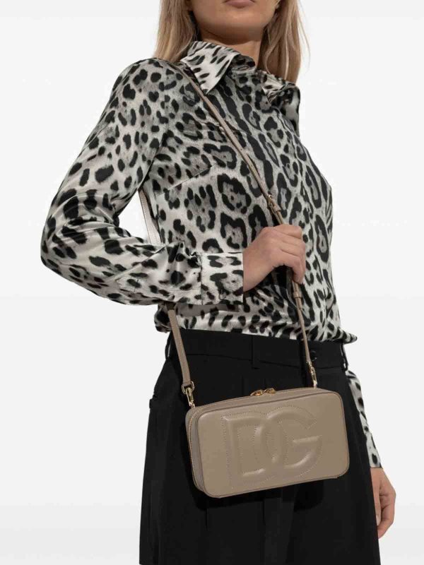 クロスボディバッグ - グレー shop online: DOLCE & GABBANA