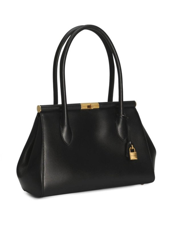 DOLCE & GABBANA: borse a tracolla online - Borsa con manico superiore Nero
