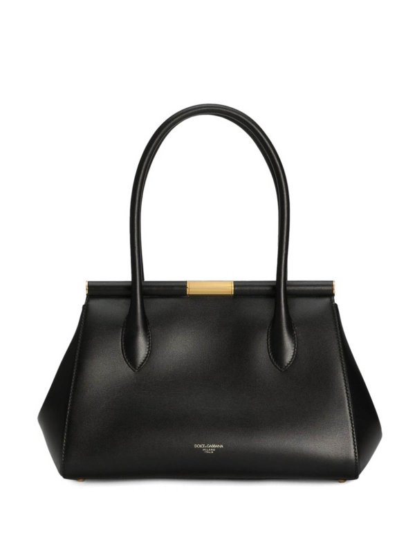 The Best Shops DOLCE & GABBANA: borse a tracolla - Borsa con manico superiore Nero