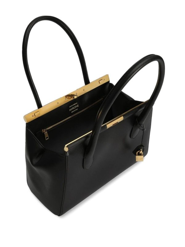 Borsa con manico superiore Nero shop online: DOLCE & GABBANA