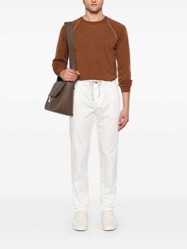 ELEVENTY: tracksuit bottoms online - Jogger Pants White