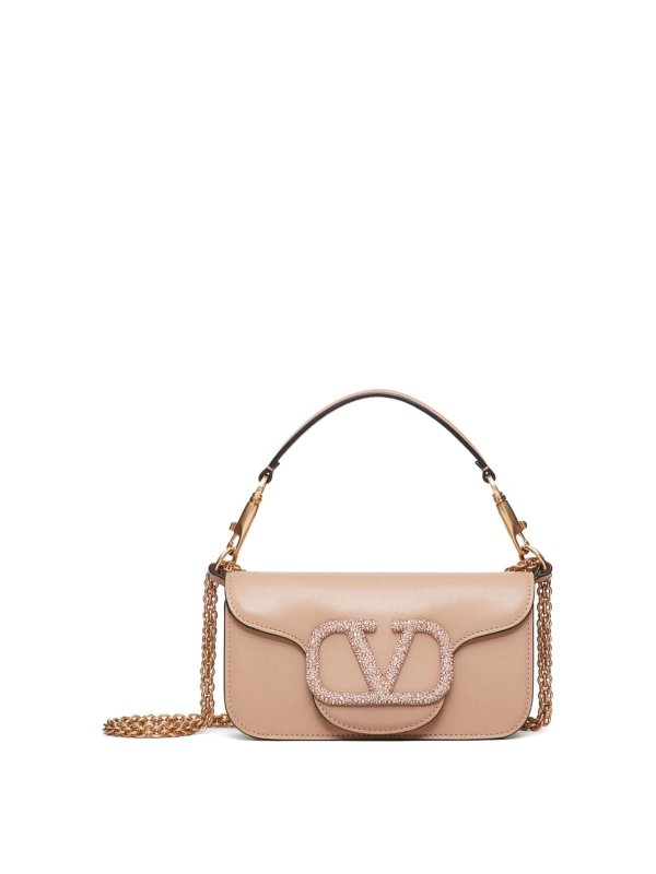 VALENTINO GARAVANI: cross body bags - Small Shoulder Bag Rose
