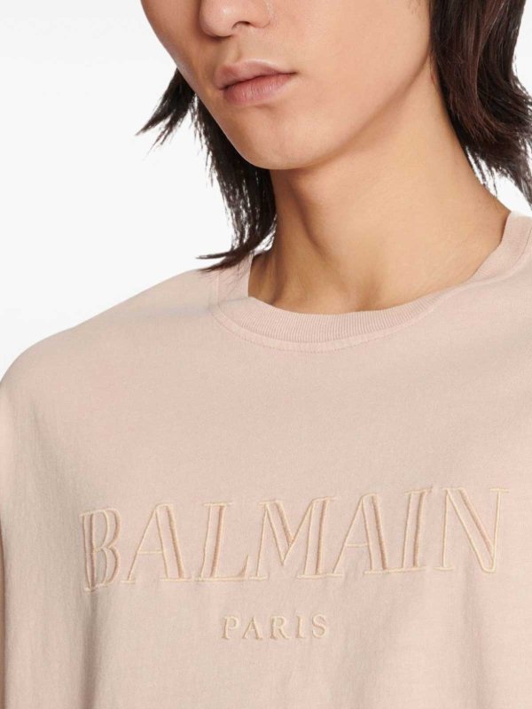 The Best Shops Balmain: T-shirts - T-Shirt - Nude