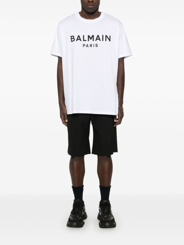 T-Shirt - Weiß shop online: Balmain