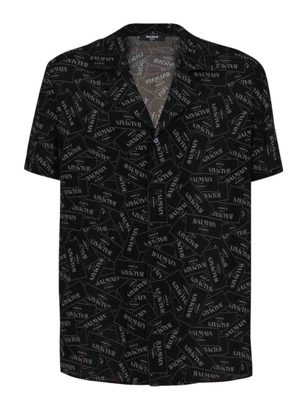 Balmain: シャツ - シャツ - 黒