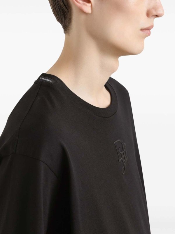 Maglietta Nera shop online: DOLCE & GABBANA