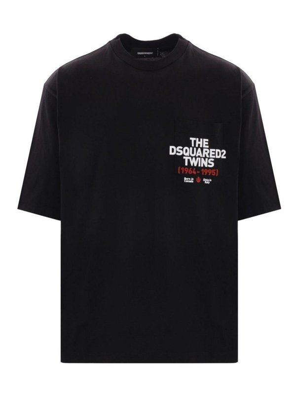 DSQUARED2: Tシャツ - Tシャツ - 黒