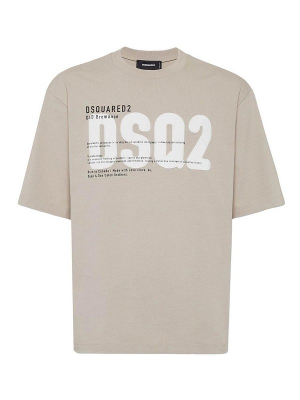 DSQUARED2: T-shirts - T-Shirt - Gris