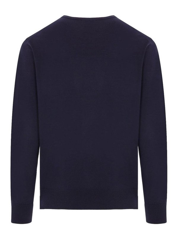 ELEVENTY: Sweatshirts & Sweaters online - Round Neck Sweater Blue Sand