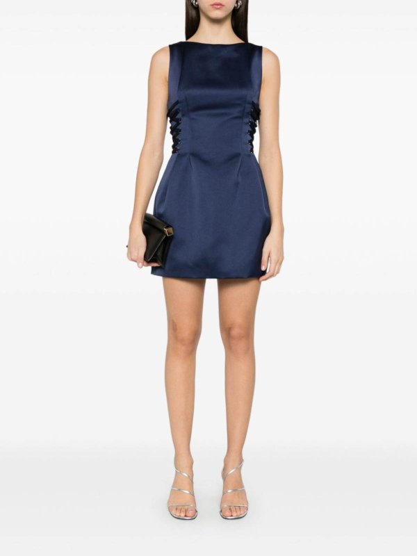 ELISABETTA FRANCHI buy online Knielanges Kleid - Blau