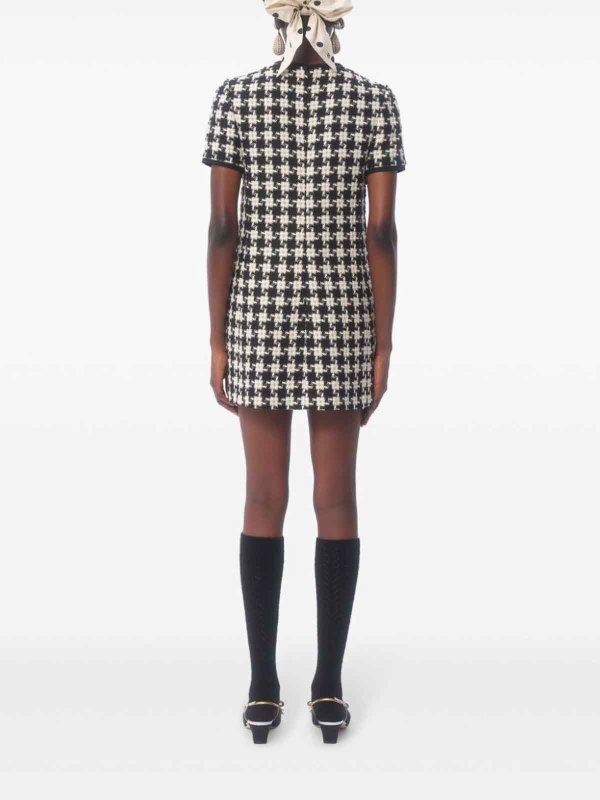 膝丈ドレス - 黒 shop online: VALENTINO GARAVANI