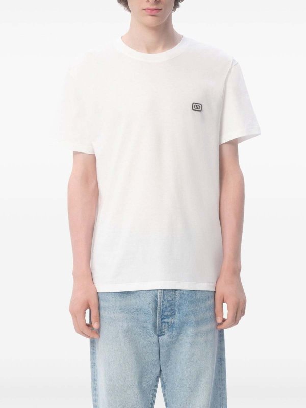 VALENTINO GARAVANI: T-shirts online - T-Shirt - Creme