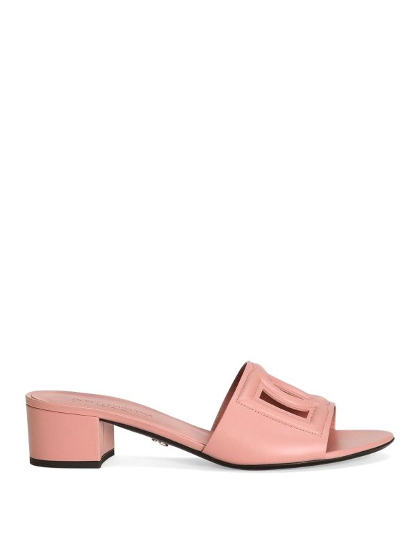 DOLCE & GABBANA: サンダル - サンダル - ピンク
