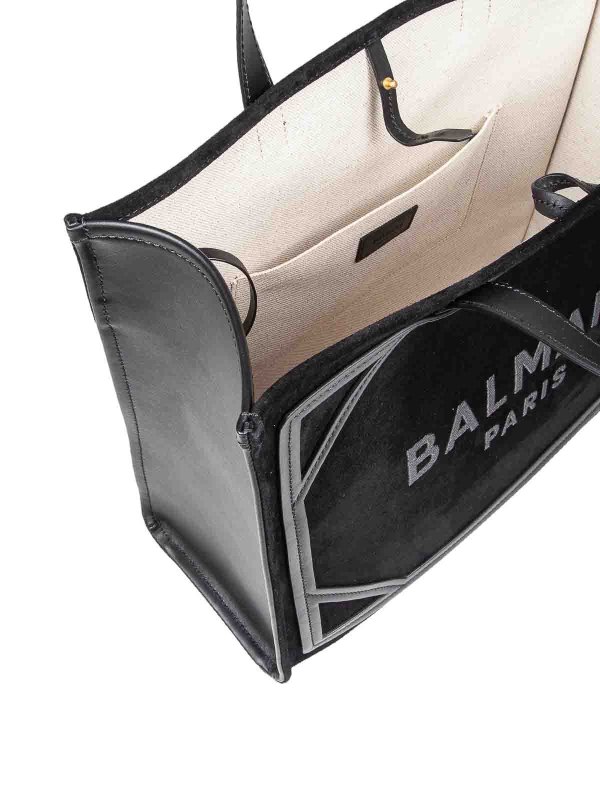 クロスボディバッグ - 黒 shop online: Balmain