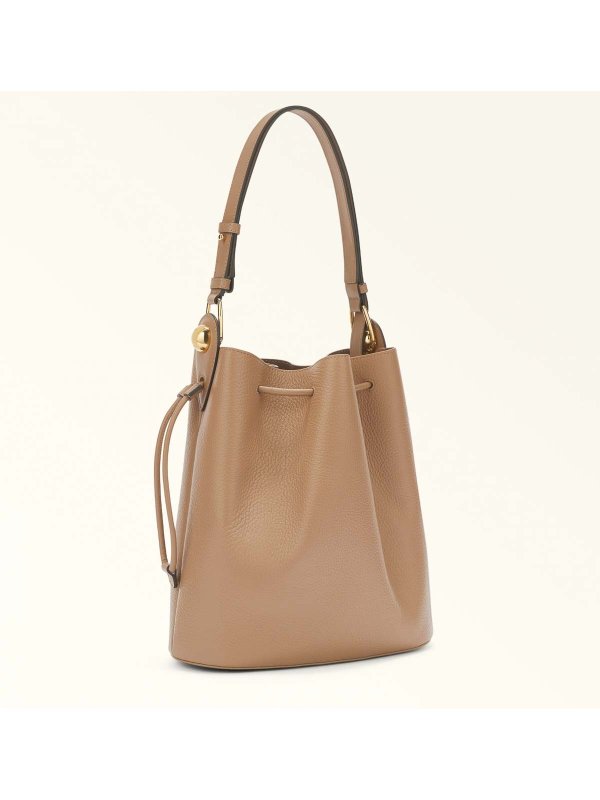 FURLA: borse a tracolla online - Borsa Secchiello Sfera S In Pelle