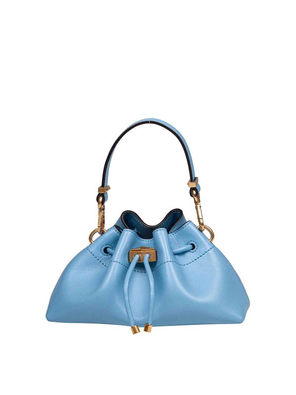JIMMY CHOO: Bolsas bandoleras - Bolsa Bandolera - Azul Claro