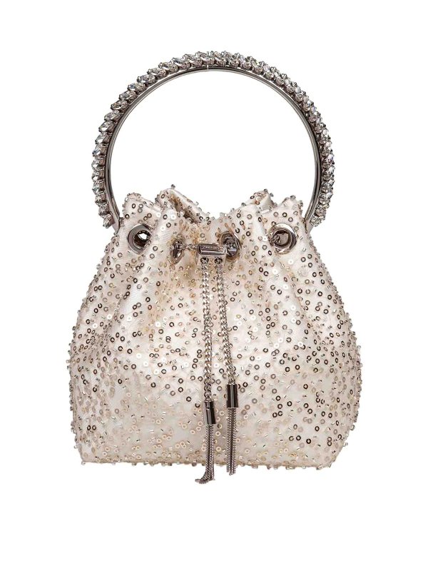 JIMMY CHOO: Sacs bandoulière - Sac Bandoulière - Blanc