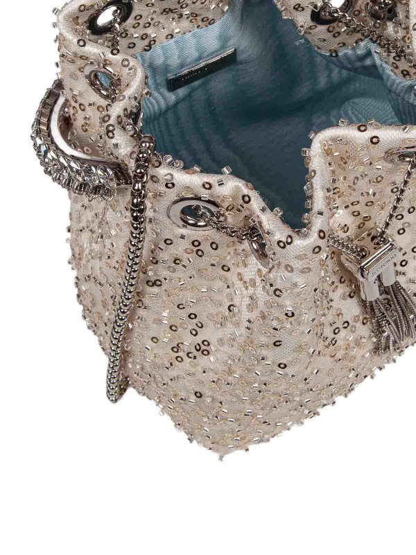 Sac Bandoulière - Blanc shop online: JIMMY CHOO