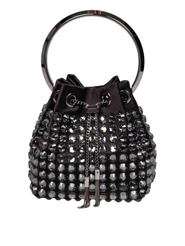 JIMMY CHOO: Umhängetaschen - Umhängetasche - Schwarz