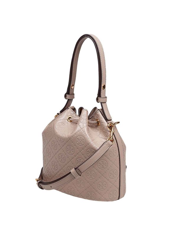 The Best Shops TORY BURCH: borse a tracolla - Borsa Secchiello In Pelle Monogram