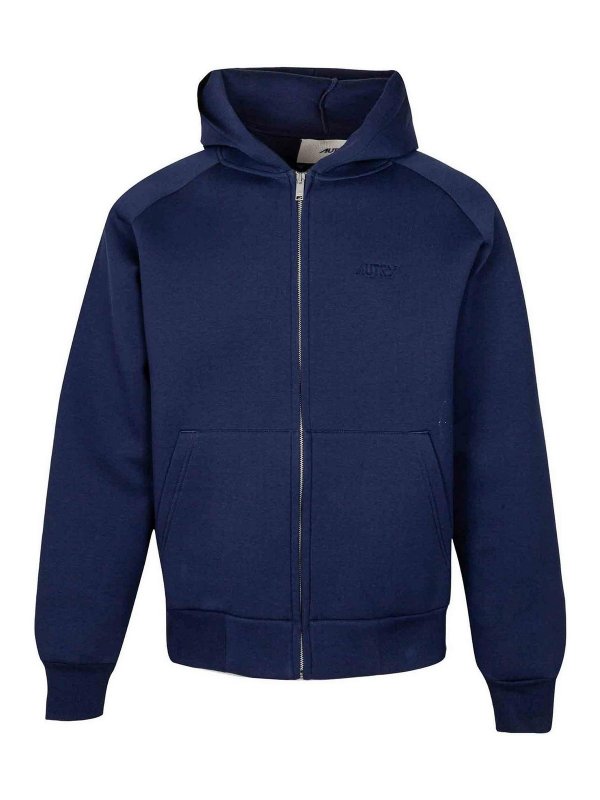 AUTRY: スウェット＆セーター - スウェットシャツ/セーター - ブルー