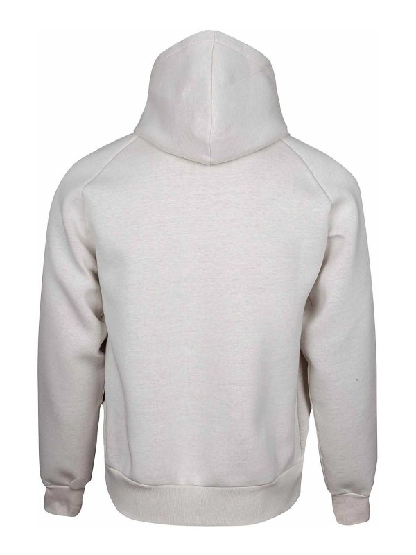 【送料&関税込】Autry Unisex Neoprene Sweatshirt Cream Color Autry Unisex cream colored neoprene sweatshirt - Cream