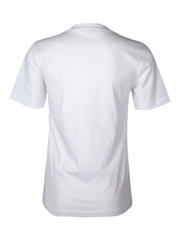 Marni: t-shirt online - T-Shirt In Cotone Con Logo  Scribbled