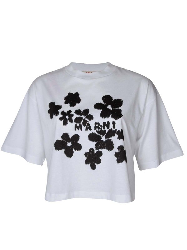 The Best Shops Marni: T-shirts - T-Shirt - Blanc